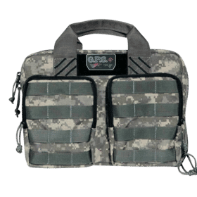 The Quad Range Bag features a practical way of storing up to four pistols and bringing along various shooting essentials.